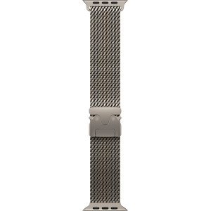 Apple Watch Ultra 3 (2025) GPS + Cellular, 49 мм, корпус из титана, ремешок Titanium Milanese Loop (M) цвета natural titanium (натуральный титан) MEWY4