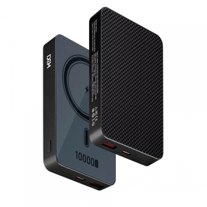 Внешний аккумулятор HDCI KEVLAR Support Magsafe 10000 mAh черный