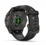 Умные часы Garmin Fenix 8 43mm AMOLED Sapphire Carbon Gray DLC titanium with black Peddle gray (серый карбон серый-черный ремешок) (010-02903-20)