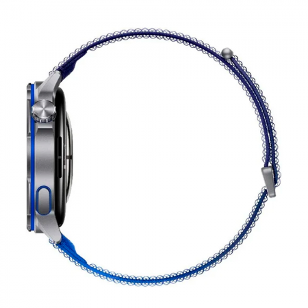 Смарт-часы Huawei Watch GT Runner 2 (CHT-B19) черный титановый корпус,синий плетеный ремешок EAC - фото 4
