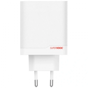 Сетевое зарядное устройство Oppo SUPERVOOC 120W (USB) + кабель (Type-C)  белый EAC