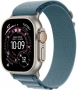 Apple Watch Ultra 3 (2025) GPS + Cellular, 49 мм, корпус из бежевого титана, ремешок Alpine (M) цвета blue (голубой) MEWM4