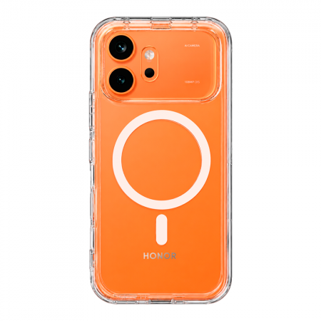 Противоударная накладка Cabal Premium Clear Case c MagSafe для Honor 600 прозрачная - фото 2