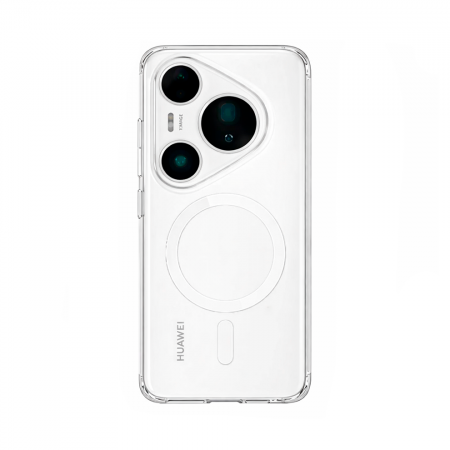 Противоударная накладка Keephone HYBRID PRO c MagSafe совместимая с Huawei Pura 80 Pro прозрачная
