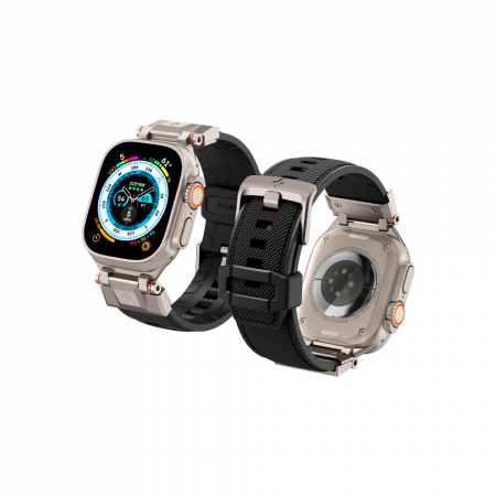 Ремешок Comfort совместимый с Apple Watch (42/44/45/49 mm) черный