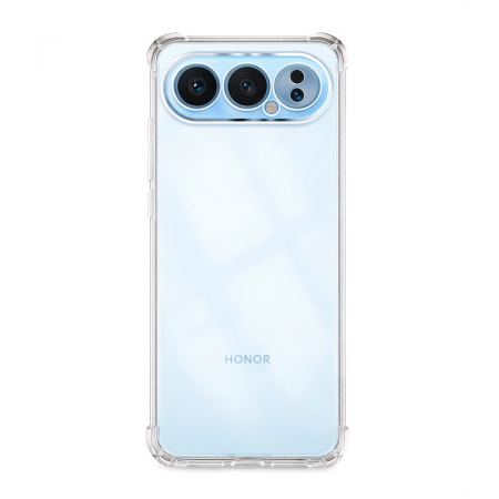 Силиконовая накладка Partner совместимая с Honor 500 прозрачная - фото 2