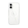 Пластиковая накладка Clear Case с MagSafe совместимая с iPhone 17 прозрачная LB