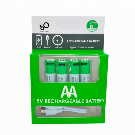 Батарейки перезаряжаемые AA Type-C 2600mWh