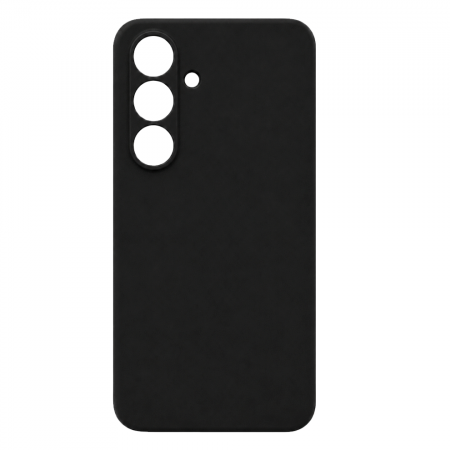 Накладка Silicone Case совместимая с Samsung S25 FE черная (SC)