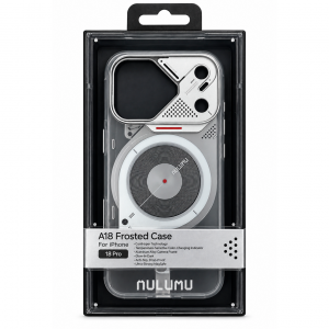 Противоударная накладка Aulumu Frosted Case с MagSafe совместимая с iPhone 18 Pro/17 Pro прозрачная матовая