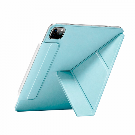 Чехол-книжка WIWU Smart Folio совместимый с iPad Pro 11 (2024/2025) голубой - фото 2