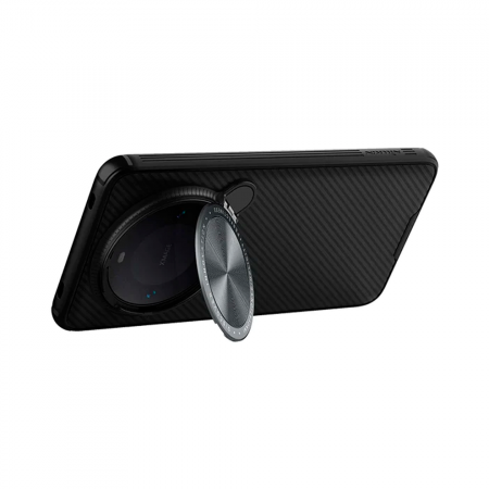 Противоударная пластиковая накладка с защитой камеры Nillkin Camshield Prop для Huawei Mate 60 Pro/60 Pro Plus черная - фото 3