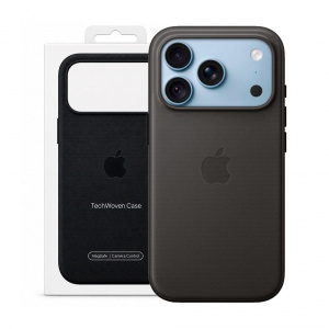 Чехол Apple iPhone 18 Pro Max TechWoven Case with MagSafe Black (черный)