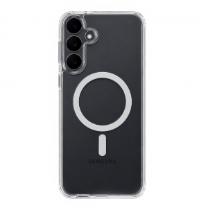 Противоударная накладка Cabal Premium Clear Case c MagSafe для Samsung Galaxy S25 FE прозрачная
