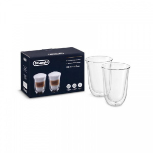 Набор стаканов для латте Delonghi Latte macchiato DLSC312