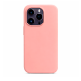 Силиконовая накладка совместимая с iPhone 14 Pro Max (SC) светло-розовая Partner