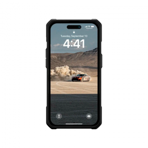 Противоударная пластиковая накладка UAG Monarch совместимая с iPhone 14 Plus кевлар черная
