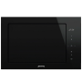 Встраиваемая микроволновая печь SMEG FMI625CN, 26 л, цвет черный