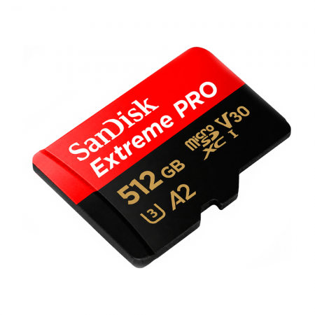 Карта памяти SanDisk Extreme Pro Micro SD 512GB U3 A2 V30 200/140MB/S 4K с адаптером - фото 4