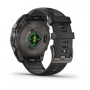 Умные часы Garmin Fenix 8 47 mm AMOLED Sapphire Carbon Gray DLC titanium with black Peddle gray (серый карбон серый-черный ремешок) (010-02904-20)