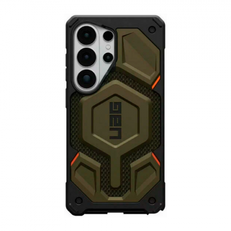 Противоударная накладка Uag Monarch Pro с MagSafe совместимая с Samsung Galaxy S26 Ultra зеленая