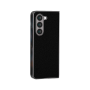Пластиковая накладка Piblue case для Samsung Galaxy Z Fold 5 под кожу черная