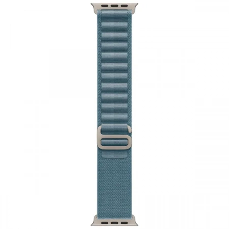 Apple Watch Ultra 3 (2025) GPS + Cellular, 49 мм, корпус из бежевого титана, ремешок Alpine (M) цвета blue (голубой) MEWM4 - фото 4