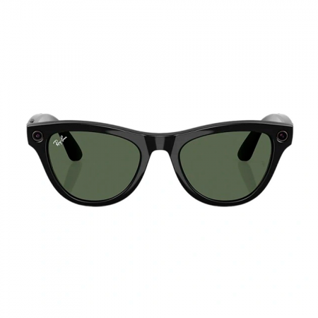 RayBan Meta Skyler gen 2 RW4014 S52 Shiny black/G15 Green (глянцевая черная рамка , зеленые линзы)  - фото 2