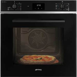 Духовой шкаф SMEG SF6400S1PZB, Selezione, 60 см, 65 л, с паром, цвет черный