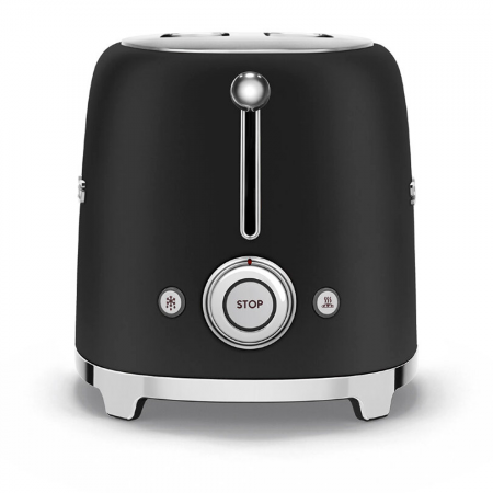 Тостер SMEG TSF01BLEU, 2 ломтика, цвет черный - фото 2