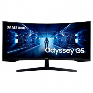 Монитор Samsung 34" Odyssey G5 C34G55TWWI  VA, 165Гц, 1хHDMI, 1хDP AMD FreeSync