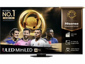 Телевизор Hisense 55" 55U8Q 4K Ultra HD ULED Mini LED 165 Гц HDR10 SmartTV VIDAA OS EAC (гарантия Hisense)