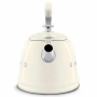 Чайник SMEG WKF01CR, 2,3 л, со свистком, цвет кремовый