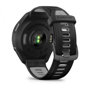 Умные часы Garmin Forerunner 965 AMOLED Black Carbon Gray DLC Titanium Bezel (Черныйчерный ремешок) (010-02809-A0)