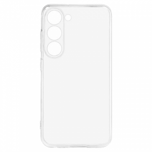 Силиконовая накладка совместимая с Samsung S25/S24 прозрачная