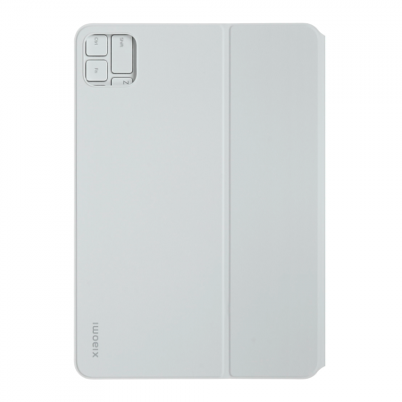 Чехол-клавиатура Keyboard совместимая с Ксиаоми Pad 7/7Pro/8/8 Pro/Poco Pad X1 белая (РУ/Англ раскладка) EAC - фото 4