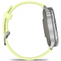 Умные часы Garmin Venu 4 45mm Silver Bezel With Citron Silicone Band (серебро/силиконовый ремешок лимонный) (010-03014-42)