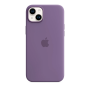 Силиконовая накладка совместимая с iPhone 14 Plus (SC) фиолетовая Partner