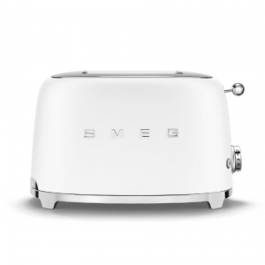 Тостер SMEG TSF01WHEU, 2 ломтика, цвет белый