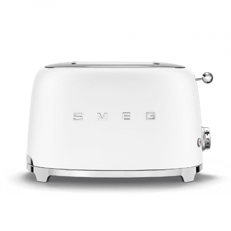 Тостер SMEG TSF01WHEU, 2 ломтика, цвет белый