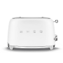 Тостер SMEG TSF01WHEU, 2 ломтика, цвет белый