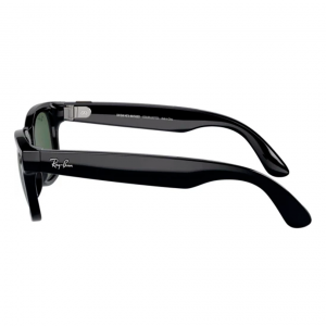 Ray Ban Meta Wayfarer (Gen2) RW4012 Shinny Blac/G15 Green (глянцевая черная рамка/зеленые линзы) L
