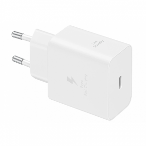 Сетевое зарядное устройство + (кабель Type-C/Type-C) Samsung (EP-T4511XWEGEU) 45W белое LB