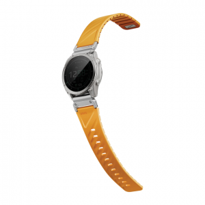 Силиконовый ремешок UNIQ Fluo для Garmin 26 mm (Pale Orange) оранжевый
