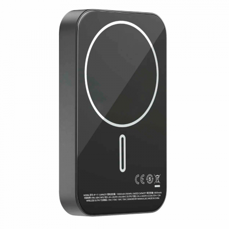 Внешний аккумулятор Momax Q. Mag X1 с MagSafe 10000 mAh черный CCC - фото 2