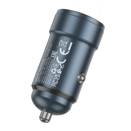 Автомобильное зарядное устройство Hoco Z57 Type-C 30W черное - фото 3