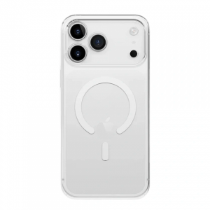 Пластиковая накладка VERRATON с MagSafe совместимая с iPhone 18 Pro/17 Pro прозрачная 