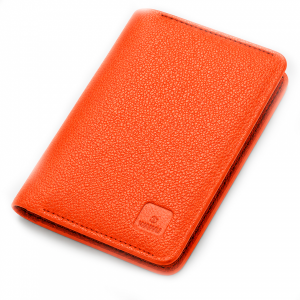Обложка для паспорта c GPS-Tрекером WIWU Master Passport Wallet Orange (оранжевый)