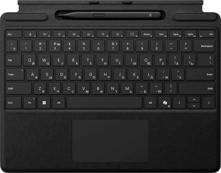 Чехол-клавиатура для Microsoft Surface Pro 13 11th + стилус черный (Ru гравировка)