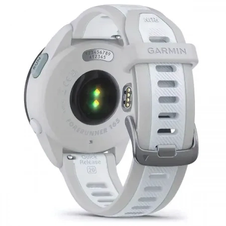 Умные часы Garmin Forerunner 165 AMOLED черные с белым ремешком (010-02863-AD) (Тайвань) - фото 2